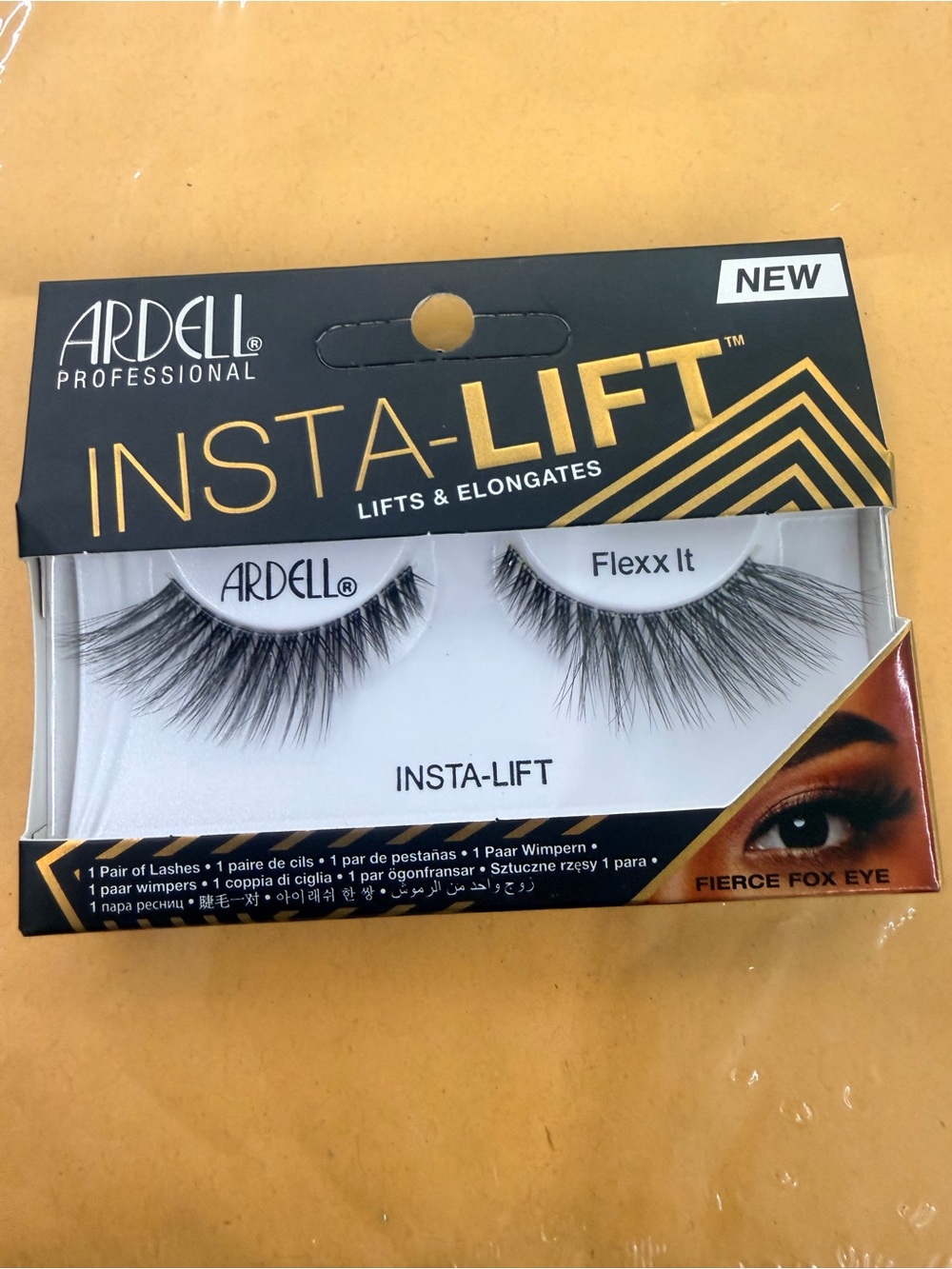 Ardell Insta-Lift Flexx It Fierce Fox Eye False Lashes New